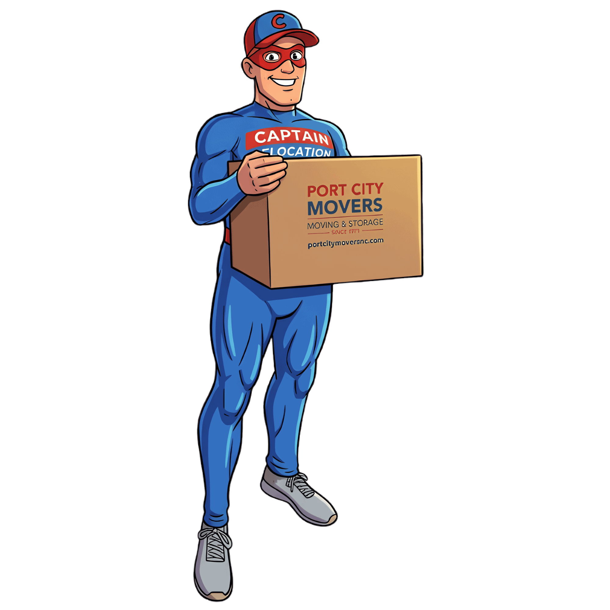 Captain Relocation, Port City Movers mascot